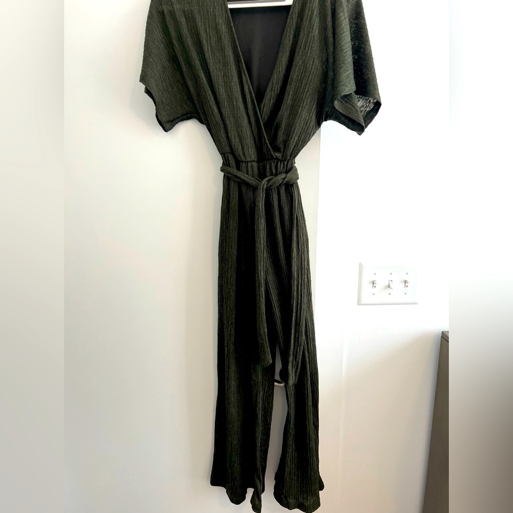 Green jumpsuit from Nordstrom